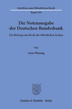 Die Notenausgabe der Deutschen Bundesbank Die Notenausgabe der Deutschen Bundesbank