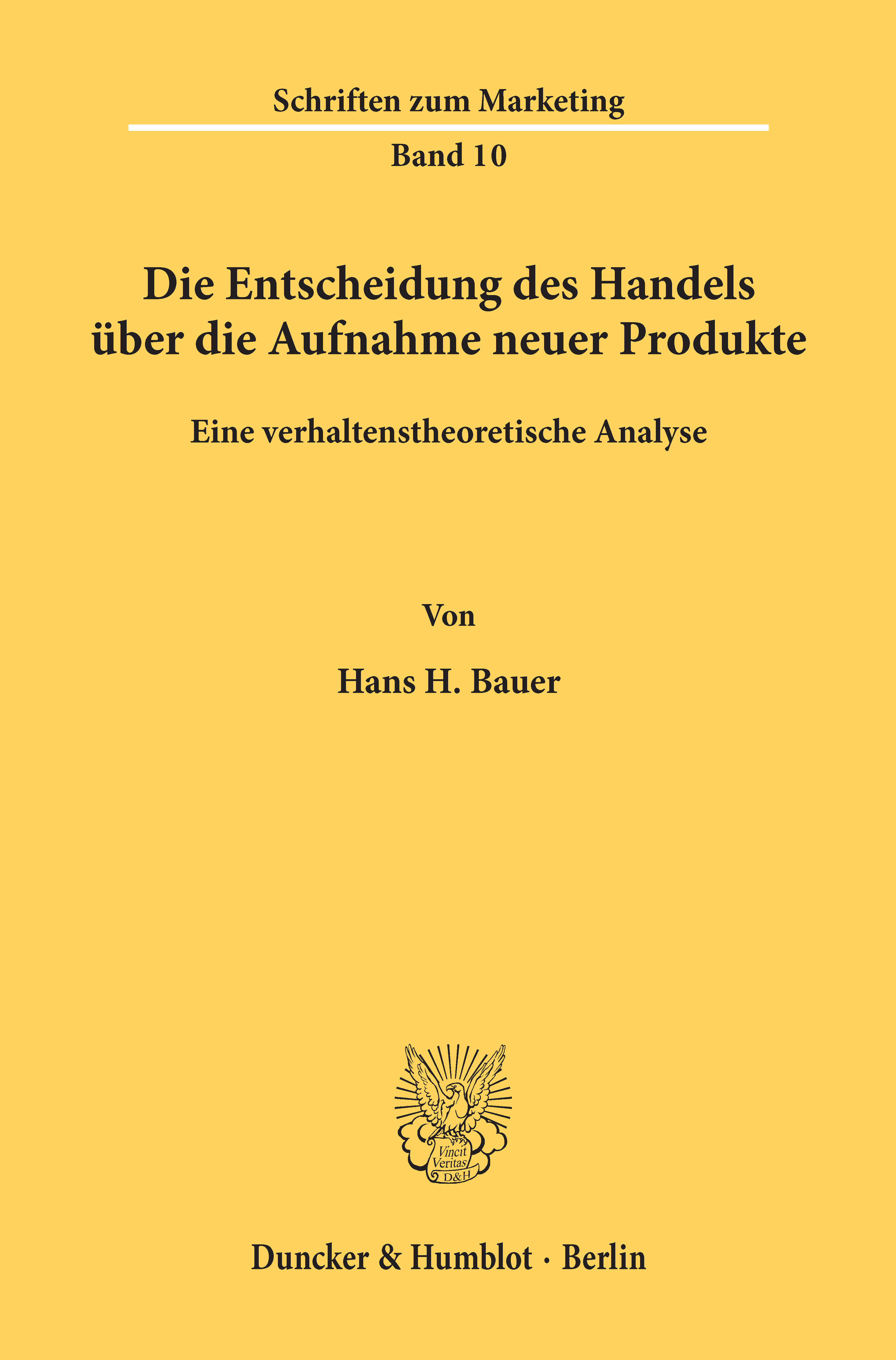 Die Entscheidung des Handels über die Aufnahme neuer Produkte