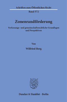 Zonenrandförderung Zonenrandförderung