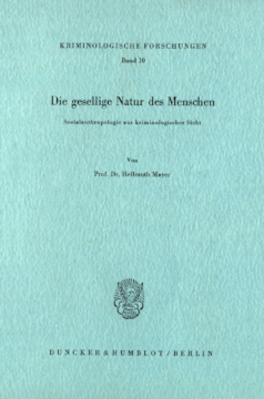 Die gesellige Natur des Menschen Die gesellige Natur des Menschen