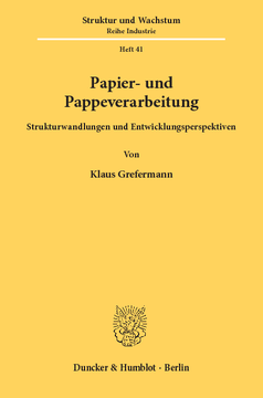 Papier- und Pappeverarbeitung Papier- und Pappeverarbeitung