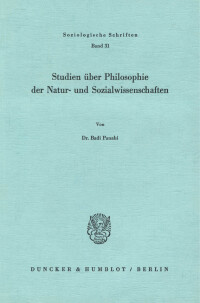 Studien über Philosophie der Natur- und Sozialwissenschaften
