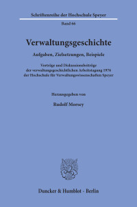 Verwaltungsgeschichte