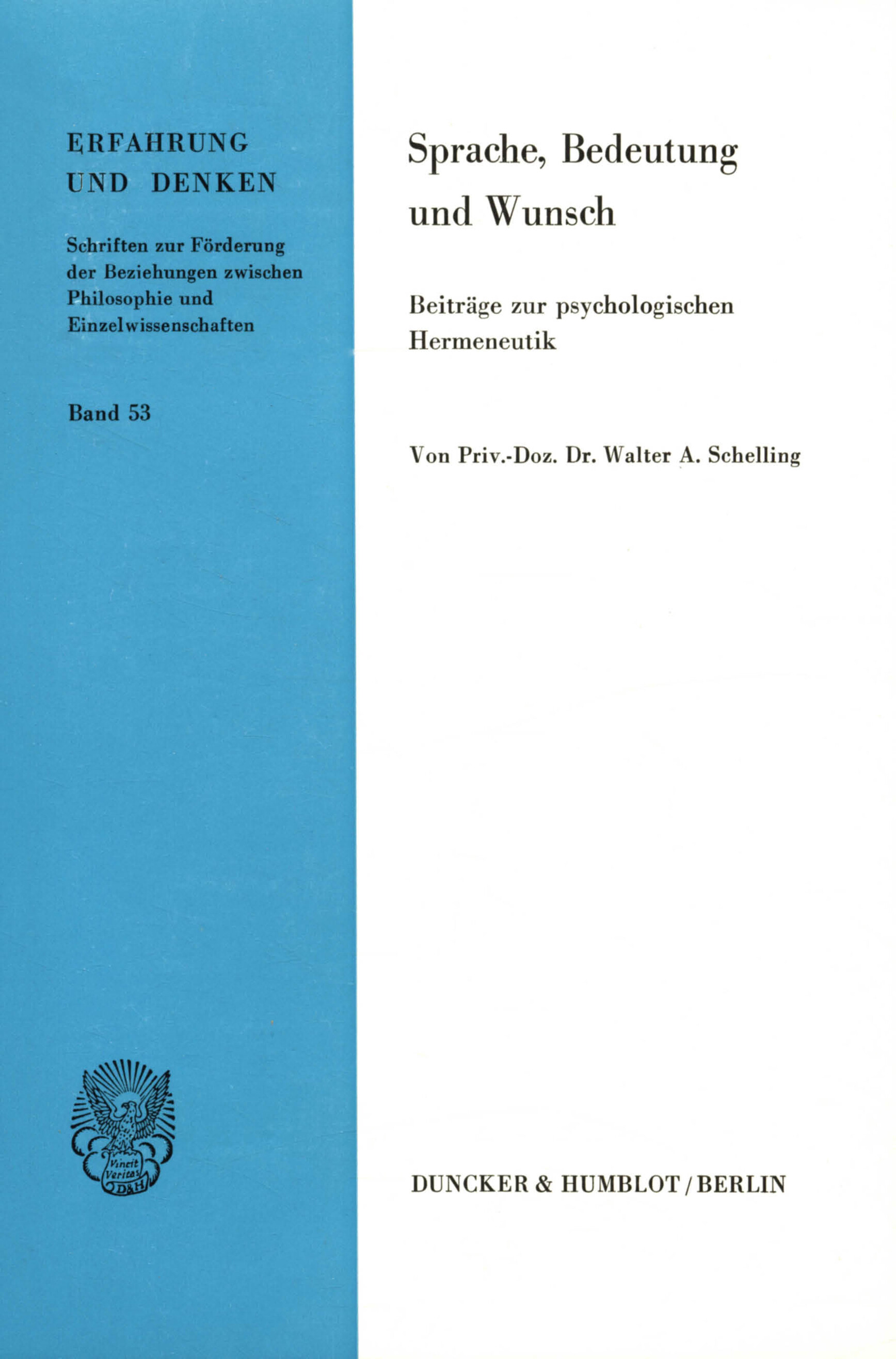 Sprache, Bedeutung und Wunsch