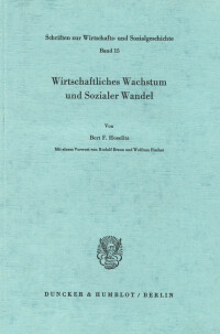 Wirtschaftliches Wachstum und Sozialer Wandel