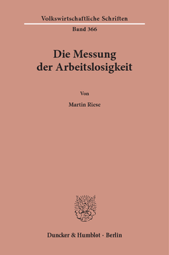 Die Messung der Arbeitslosigkeit Die Messung der Arbeitslosigkeit