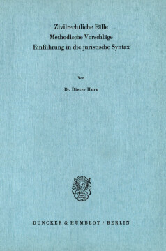 Zivilrechtliche Fälle. Methodische Vorschläge Zivilrechtliche Fälle. Methodische Vorschläge