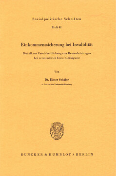 Einkommenssicherung bei Invalidität Einkommenssicherung bei Invalidität