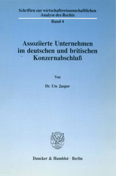 Assoziierte Unternehmen im deutschen und britischen Konzernabschluß Assoziierte Unternehmen im deutschen und britischen Konzernabschluß