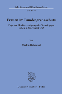 Frauen im Bundesgrenzschutz