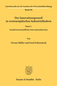Der Innovationsprozeß in westeuropäischen Industrieländern