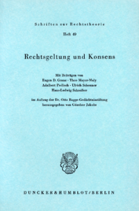 Rechtsgeltung und Konsens