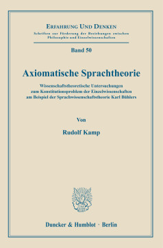 Axiomatische Sprachtheorie Axiomatische Sprachtheorie