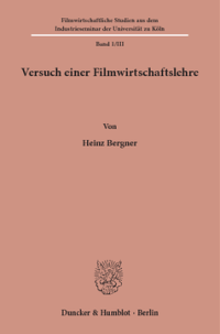Versuch einer Filmwirtschaftslehre