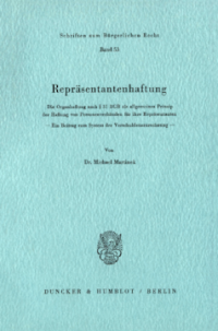 Repräsentantenhaftung