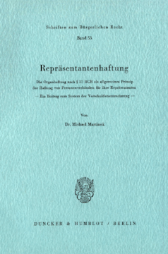 Repräsentantenhaftung Repräsentantenhaftung