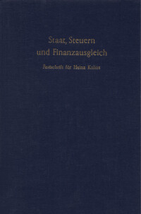 Staat, Steuern- und Finanzausgleich