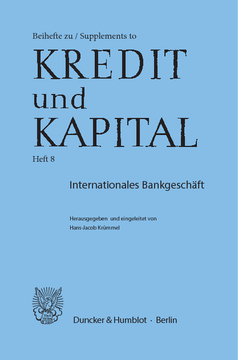 Internationales Bankgeschäft Internationales Bankgeschäft