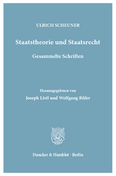 Staatstheorie und Staatsrecht Staatstheorie und Staatsrecht