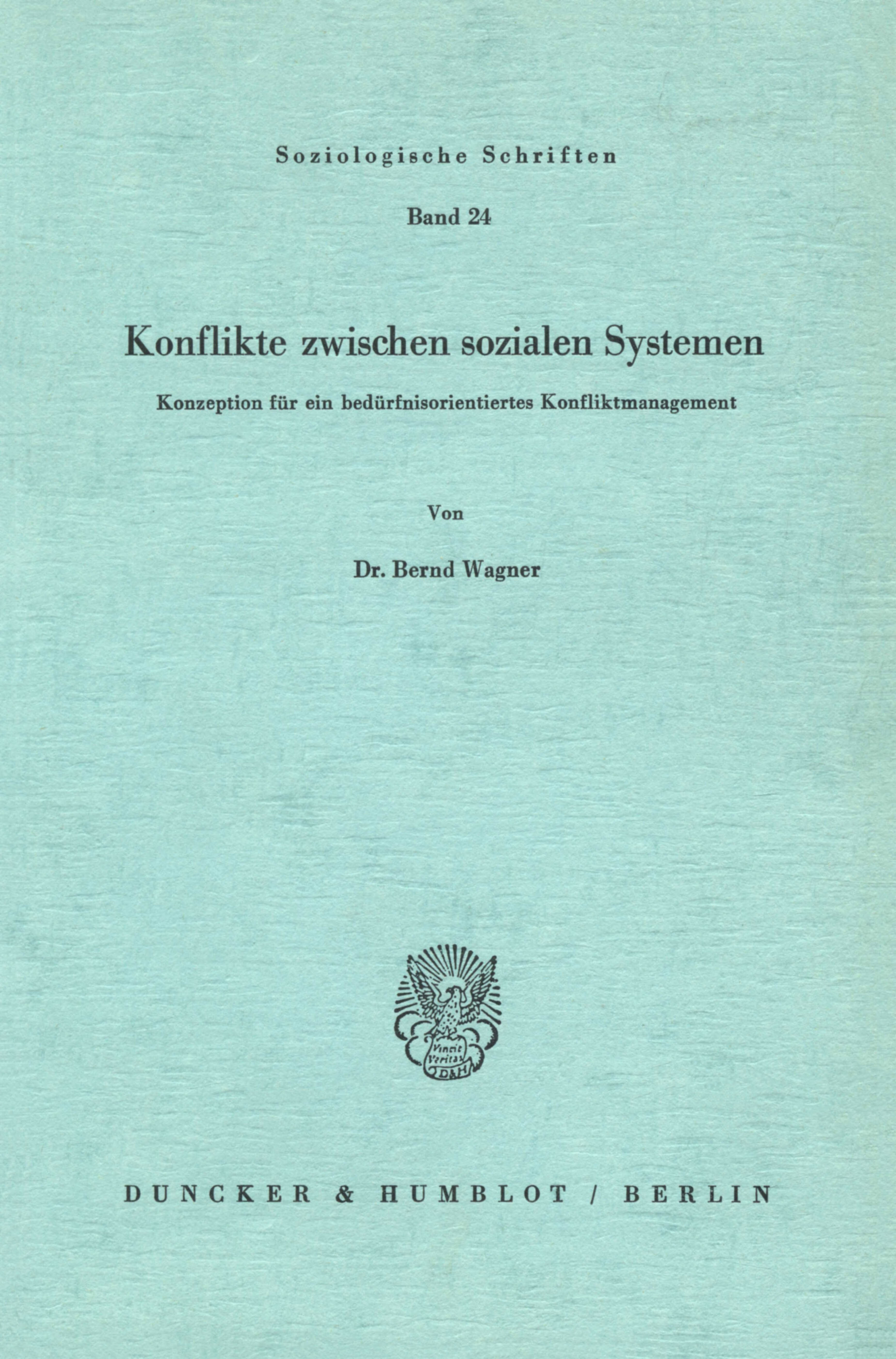 Konflikte zwischen sozialen Systemen