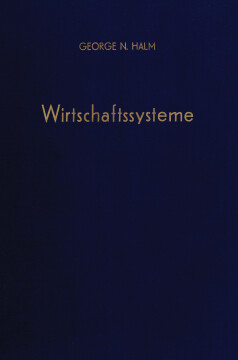 Wirtschaftssysteme Wirtschaftssysteme