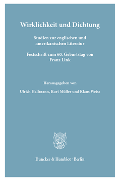 Wirklichkeit und Dichtung Wirklichkeit und Dichtung
