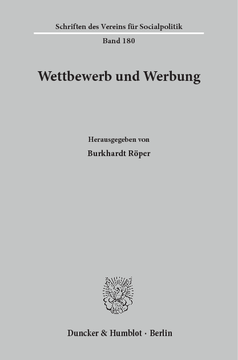 Wettbewerb und Werbung Wettbewerb und Werbung