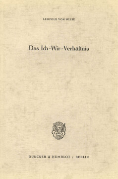 Das Ich-Wir-Verhältnis Das Ich-Wir-Verhältnis