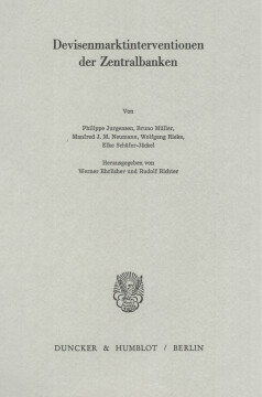 Devisenmarktinterventionen der Zentralbanken Devisenmarktinterventionen der Zentralbanken