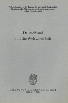 Deutschland und die Weltwirtschaft Deutschland und die Weltwirtschaft