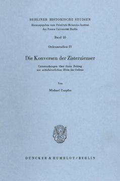 Die Konversen der Zisterzienser Die Konversen der Zisterzienser