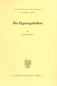 Die Eignungsdelikte
