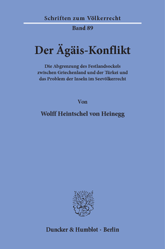 Der Ägäis-Konflikt Der Ägäis-Konflikt