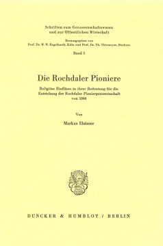 Die Rochdaler Pioniere Die Rochdaler Pioniere