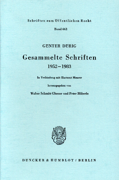 Gesammelte Schriften 1952 - 1983 Gesammelte Schriften 1952 - 1983