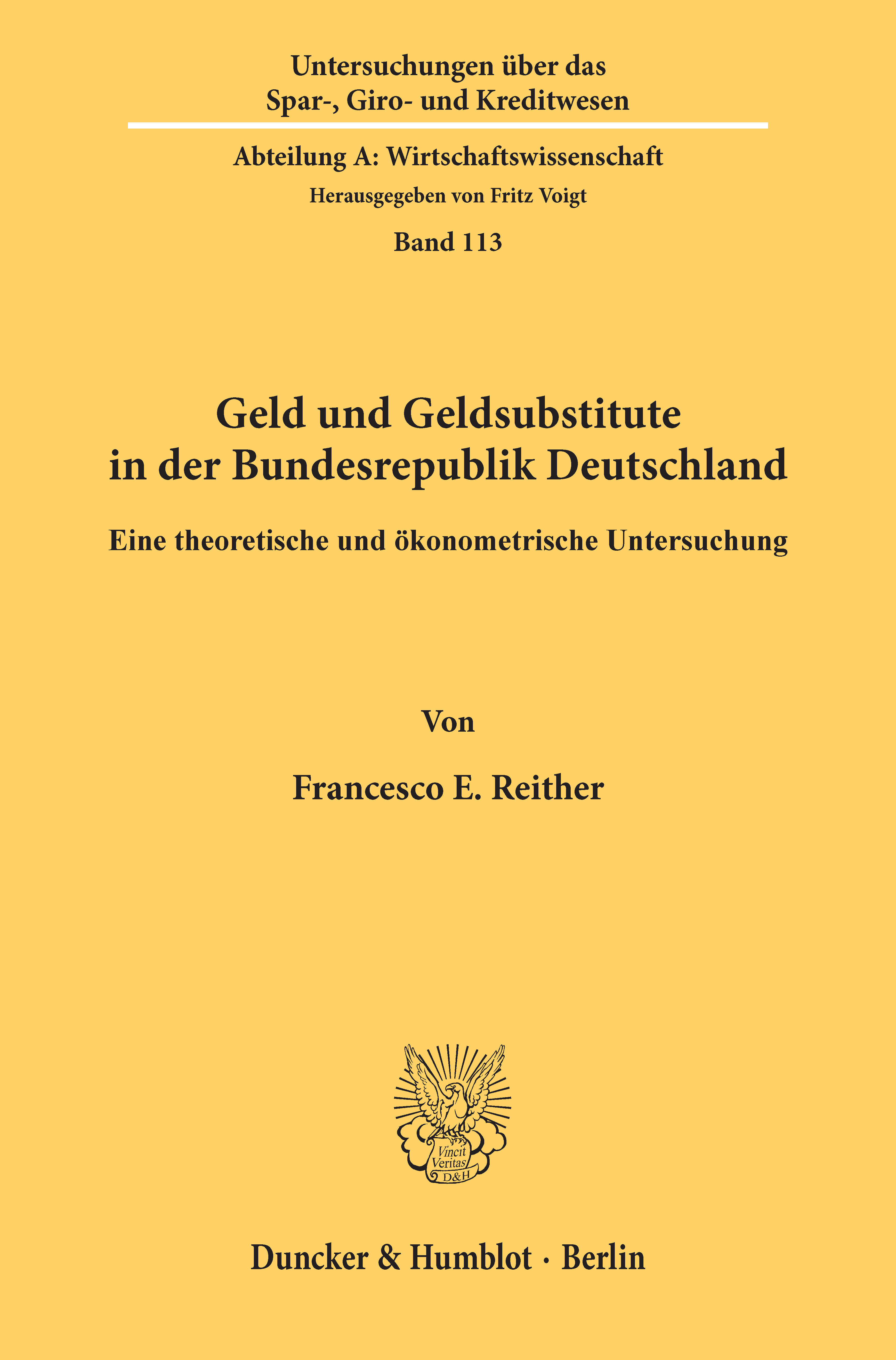 Geld und Geldsubstitute in der Bundesrepublik Deutschland