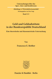 Geld und Geldsubstitute in der Bundesrepublik Deutschland