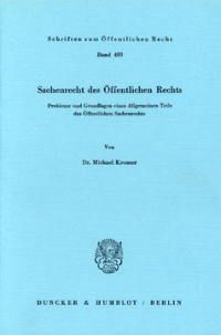 Sachenrecht des Öffentlichen Rechts