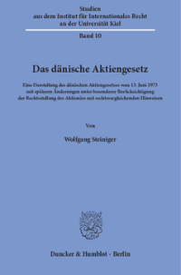 Das dänische Aktiengesetz
