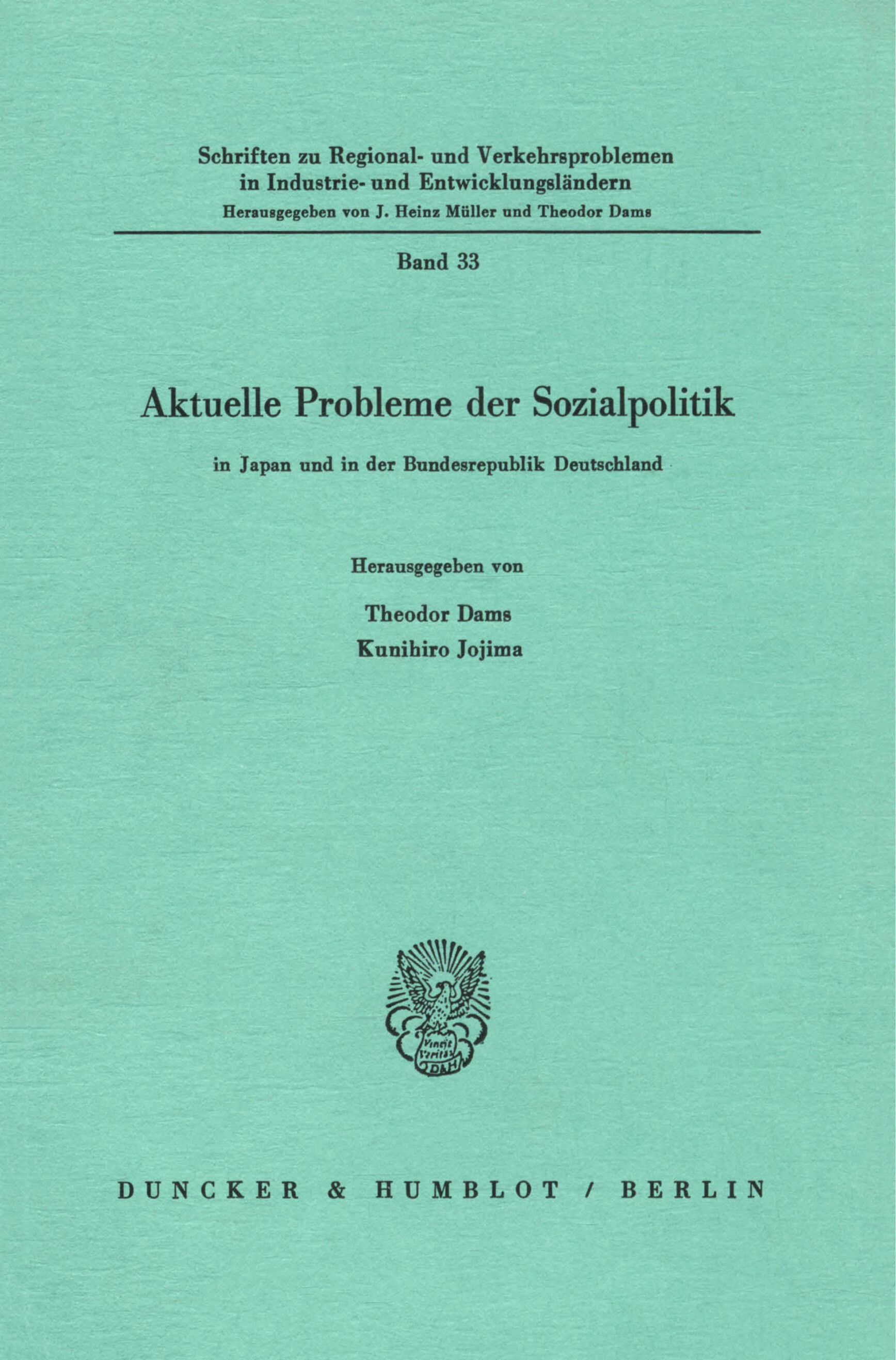 Aktuelle Probleme der Sozialpolitik