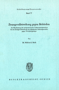 Zwangsvollstreckung gegen Behörden