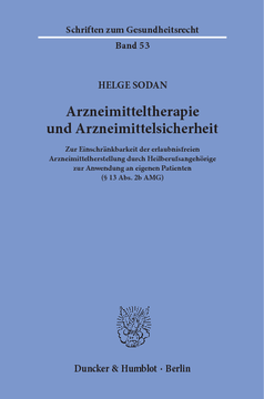 Arzneimitteltherapie und Arzneimittelsicherheit Arzneimitteltherapie und Arzneimittelsicherheit