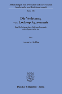 Die Verletzung von Lock-up Agreements