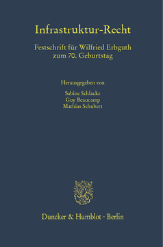 Infrastruktur-Recht Infrastruktur-Recht