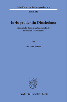 Iuris prudentia Diocletiana Iuris prudentia Diocletiana