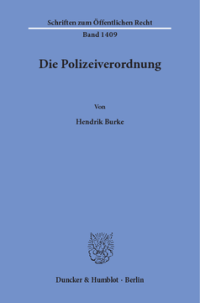 Die Polizeiverordnung