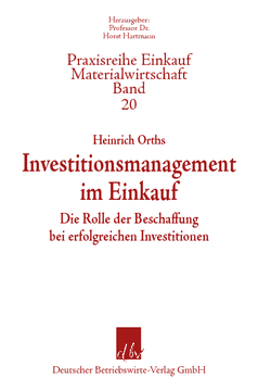 Investitionsmanagement im Einkauf Investitionsmanagement im Einkauf