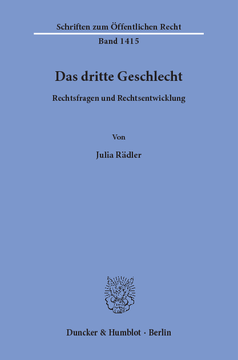 Das dritte Geschlecht Das dritte Geschlecht
