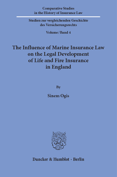 The Influence of Marine Insurance Law on the Legal Development of Life and Fire Insurance in England The Influence of Marine Insurance Law on the Legal Development of Life and Fire Insurance in England