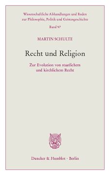 Recht und Religion Recht und Religion
